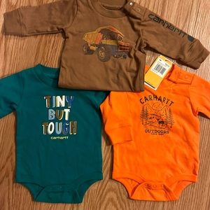 NWT 3 Boys Carhartt shirts